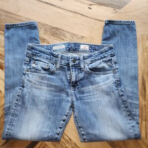 Adriano Goldschmied AG The Nikki Crop Relaxed Skinny Crop Jeans Sz 24